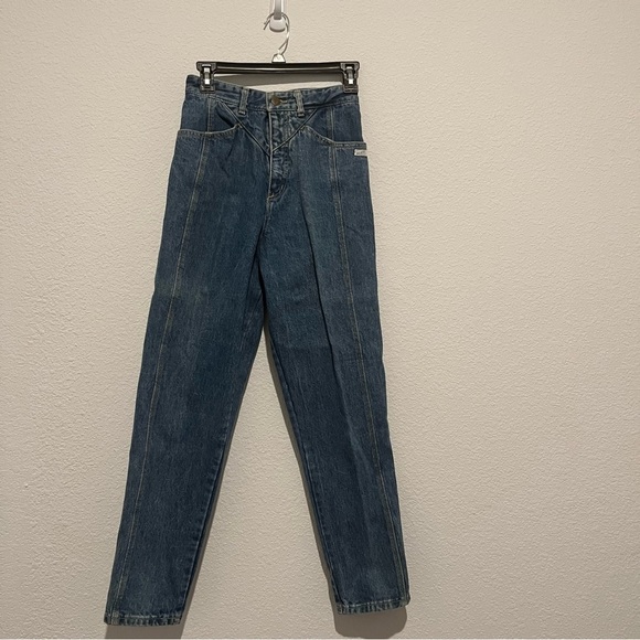 Vintage Georges Marciano by Guess Straight Leg High Waisted Denim Jeans Size 28 - Picture 1 of 7